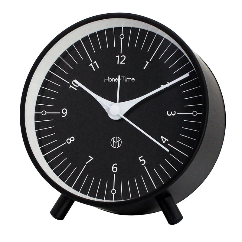 Bedside Decoration Mute Sweep Second Night Light Clock