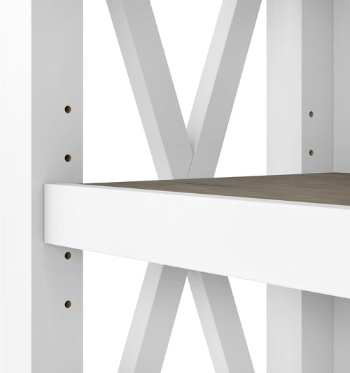 Bush Furniture BSH24470221 Key West 5-Shelf 66-Inch H Bookcase,