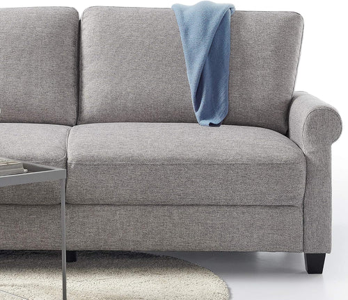 Gray Sofa Easy Assembly Modern Living Room Furniture
