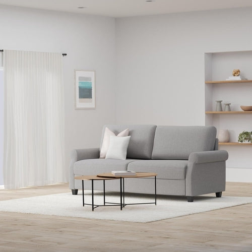 Gray Sofa Easy Assembly Modern Living Room Furniture