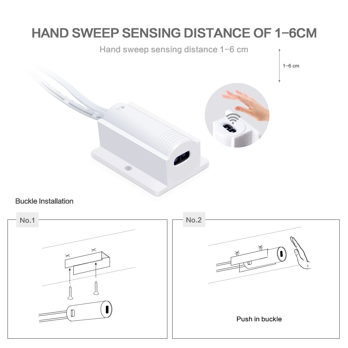 Hand Sweep Infrared Sensor Sensing Controller